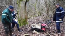 En images. En forêt de Verdun avec les démineurs