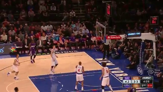 Darren Collison Beats the Shot Clock with a Bank Three!