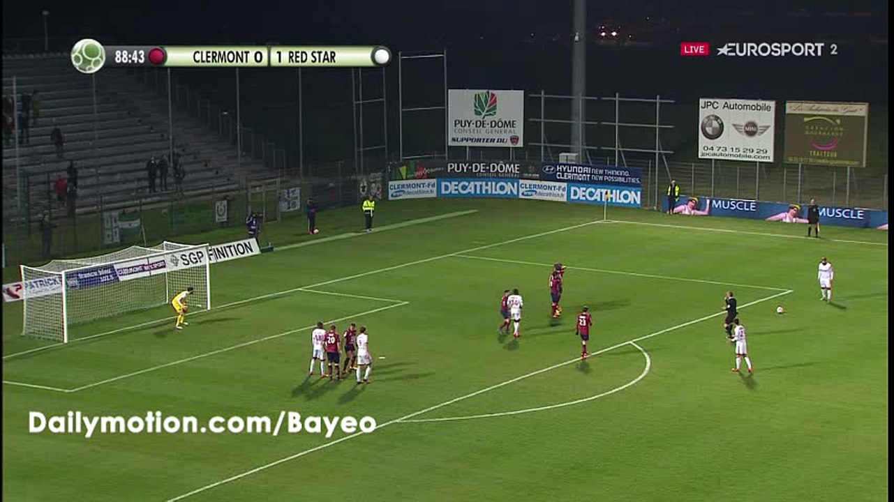 Hameur Bouazza Goal HD - Clermont 0-2 Red Star - 21-03-2016