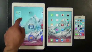 iPhone 5S Speed TEST  iPad Air vs iPad Mini 2