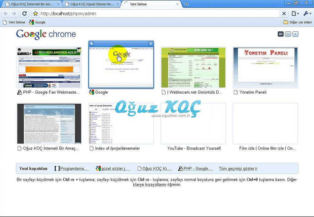 PHP Blog Kodlama 2 Görsel Ders