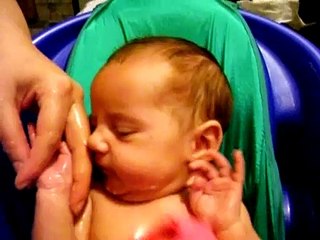 Piper Baby's First Bath