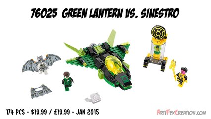 GREEN LANTERN vs Sinestro 76025 Lego DC Comics Super Heroes Stop Motion Set Review