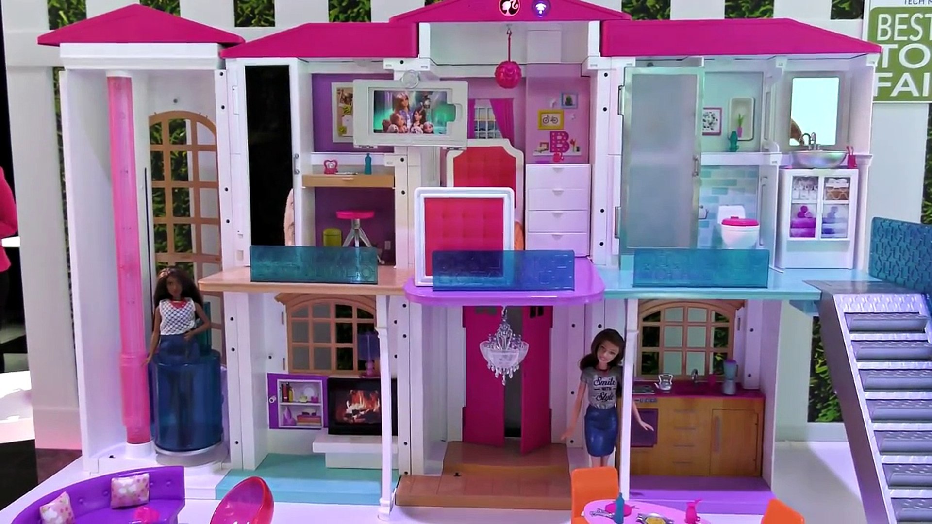 Barbie Hello Dream House Wifi Voice Command Dollhouse NEW Future Barbie  Toys 2016 - Vidéo Dailymotion