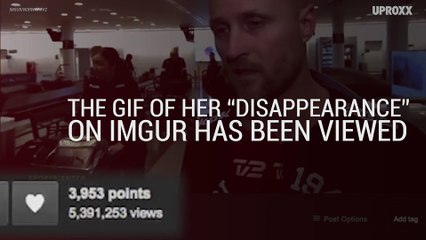 Watch This Woman Who Disappears On Live TV