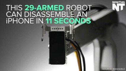 Apple's Liam Robot Can Take Apart An iPhone In 11 Seconds