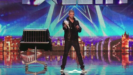 Darcy Oakes jaw-dropping dove illusions  Britains Got Talent 2014