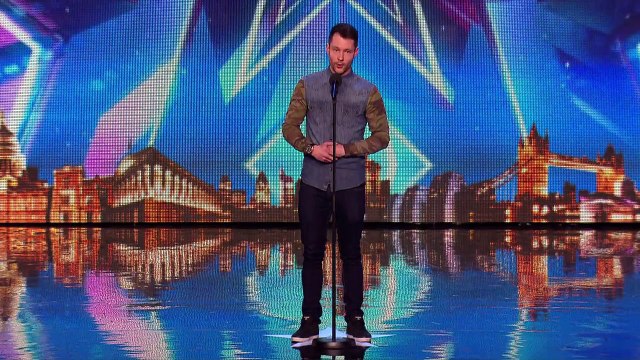 Golden boy Calum Scott hits the right note Audition Week 1 Britains Got Talent 2015