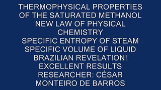 THERMOPHYSICAL PROPERTIES OF THE SATURATED METHANOL
