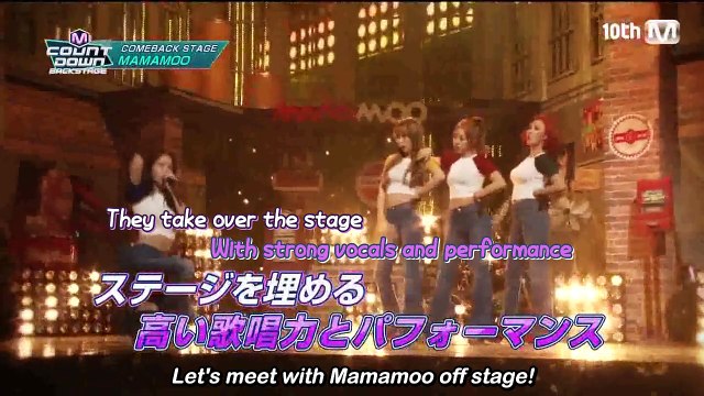 [ENG SUB] 160313 Mamamoo - MNet Japan Backstage