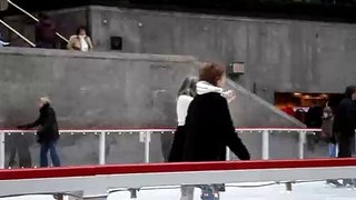 Granny Ice Skating
