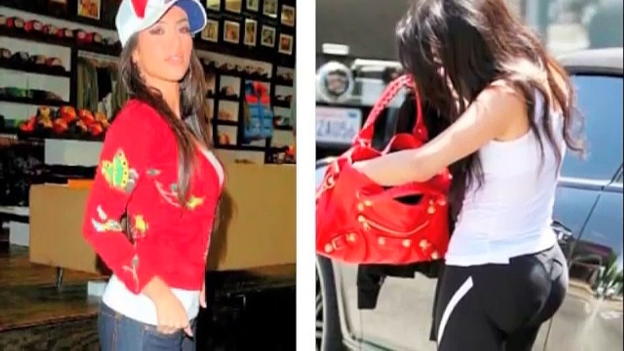 Kim Kardashian Before and After (Plastic Surgery, Fake Butt Booty, Implants)