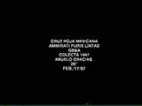 Colecta Cruz Roja Mexicana 1997