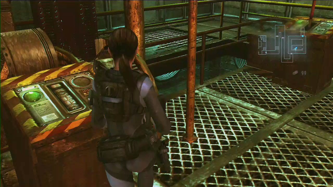 Resident evil revelations, Español parte 13, Jill se salva de ahogarse y la ataca una tortuga gigante