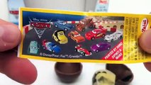 Cars 2 Surprise Eggs Unboxing Disney Pixar toy gift - Kinder sorpresa huevo juguete regalo