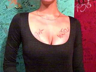 Signed her chest