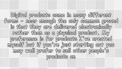 3 Easy Types of Digital Products to Sell
