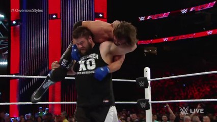 AJ Styles vs. Kevin Owens- Raw, March 21, 2016