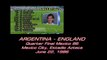 Maradona Goal of the Century - VÃ­ctor Hugo Morales commentary - Argentina-England 2-1 1986