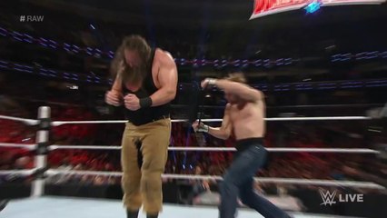 Dean Ambrose vs. Braun Strowman- Raw, March 21, 2016