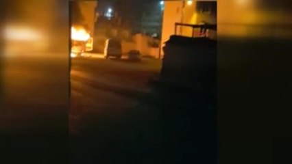 Konya-Park Halindeki Midibüs Alev Alev Yandı