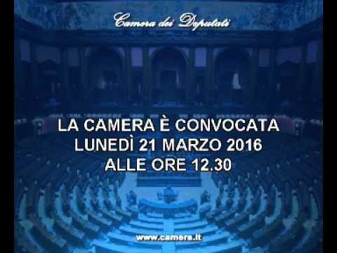 Roma - Camera - 17^ Legislatura - 594^ seduta (21.03.16)