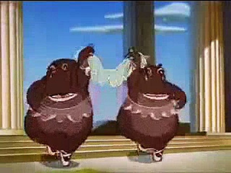 disney fantasia dance of the hours 3 hippopotamus  Disney Cartoons