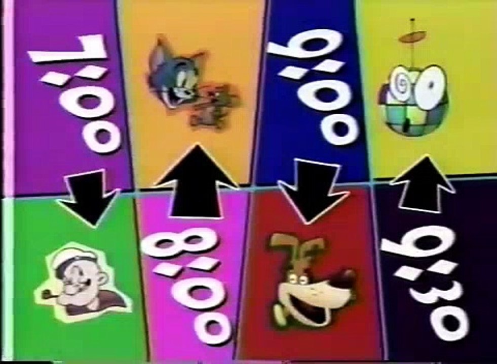 Cartoon Network Coming Up Popeye, Tom & Jerry, Moxy Show, World Premiere Toons 199 Popeye Cartoon
