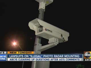 Lawsuits on “illegal” photo radar mounting