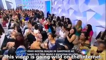 Ultrasound reveals the sex of the baby on Gugu`s program. On Rede Record de Televisão