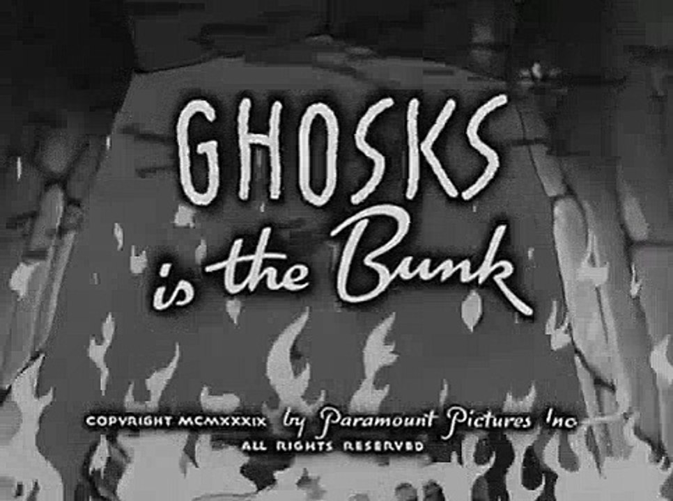 07Ghosks Is The Bunk    Popeye The Sailor cartoon  Popeye Cartoon