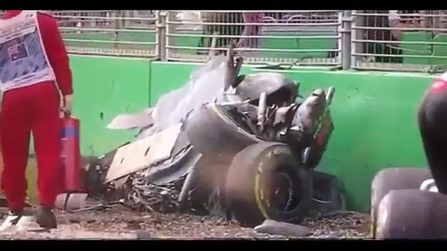 Жесткая авария Фернандо Алонсо на Гран При Формулы-1 в Австралии