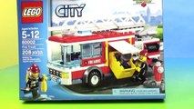 LEGO City Fire Truck - Box Opening, Build and Play (60002)