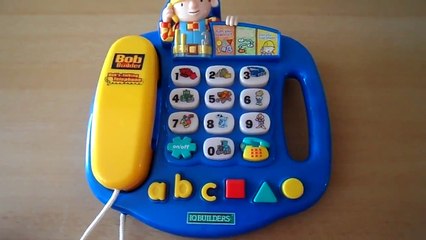 BOB THE BUILDER SPEAKING ENGLISH TELEPHONE TOY