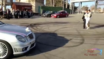 mercedes E55 amg drift