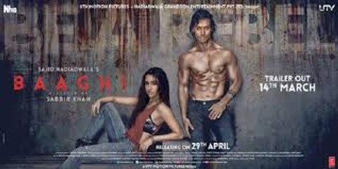 Baaghi Official Trailer - Tiger Shroff & Shraddha Kapoor - Releasing April 29
