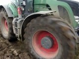 Giant Fendt 936 Vario ploughing