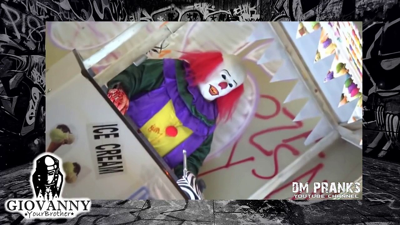 Broma Del Payaso Asesino 4 (Killer Clown) "Massacre" Scare Prank | Giovanny
