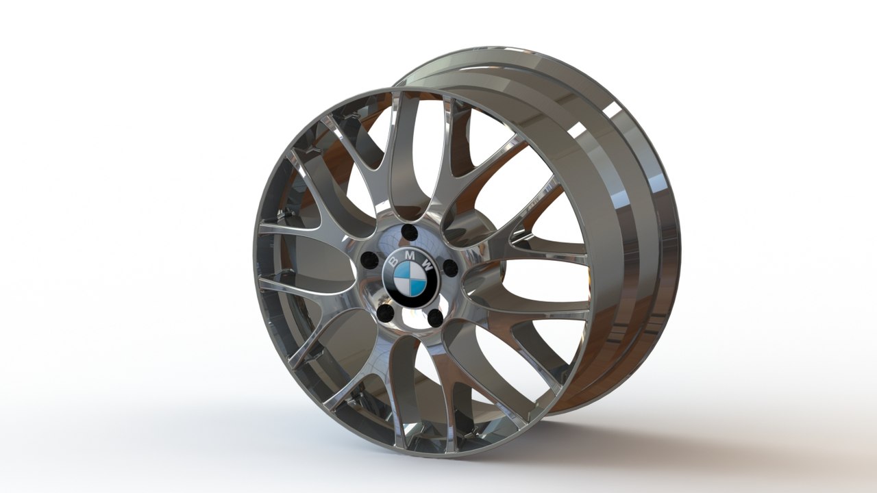 SolidWorks tutorial BMW M5 rim