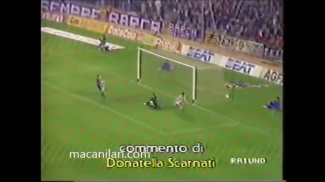 10.04.1991 - 1990-1991 UEFA Cup Winners' Cup Semi Final 1st Leg Barcelona 3-1 Juventus