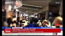 Brussels airport blast : report :  at least 11 killed, 25 wounded