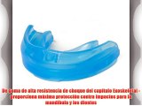 Shock Doctor Youth Gel - Protección de boca de fútbol infantil tamaño Joven color azul / negro