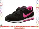 Nike MD Runner 2 (PSV) - Zapatillas para niña color negro / rosa / blanco talla 29.5