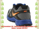 Nike Revolution 2 GS - Zapatillas para niño color negro / azul / blanco / naranja talla 36.5