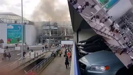 Two Explosions Reported At Brussels Airport 22/3/2016