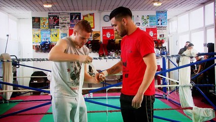 Entraînement de Boxe pour Andy Delort avec Maxime Beaussire