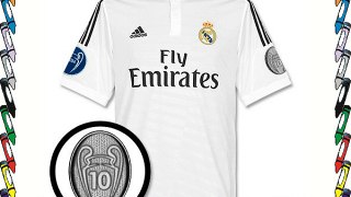 Real Madrid Champions League Shirt 2014 2015 casa - White/Black/Blast Pink F13 Talla:XXXL
