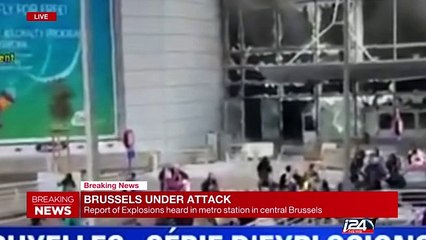 Report : explosions heard in metro station in central Brussels