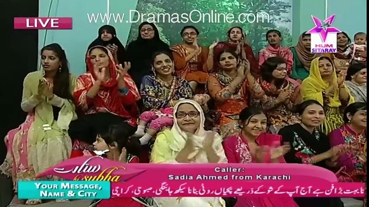 Sitaray Ki Subh With Shaista Lodhi - 22nd March 2016 - Different Kinds Of Roti And How To Make It Correctly