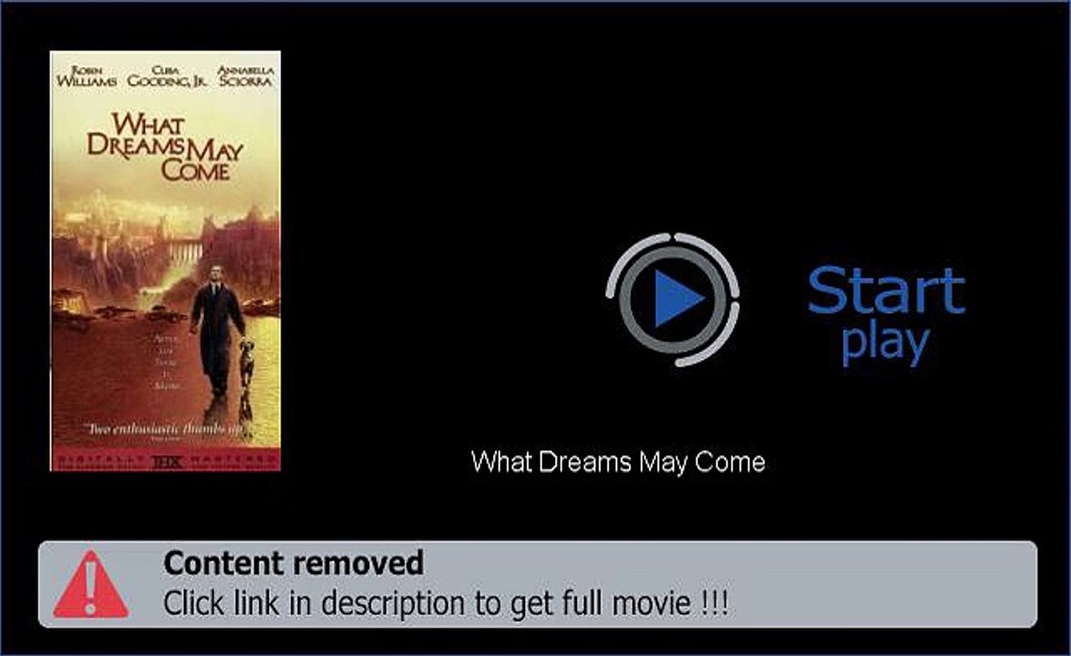 What dreams may come